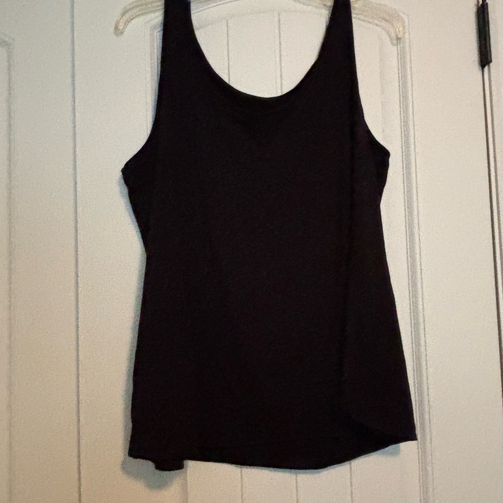 Dip Black Tank Top